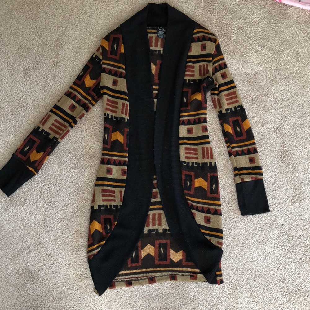 Mid thigh length sweater